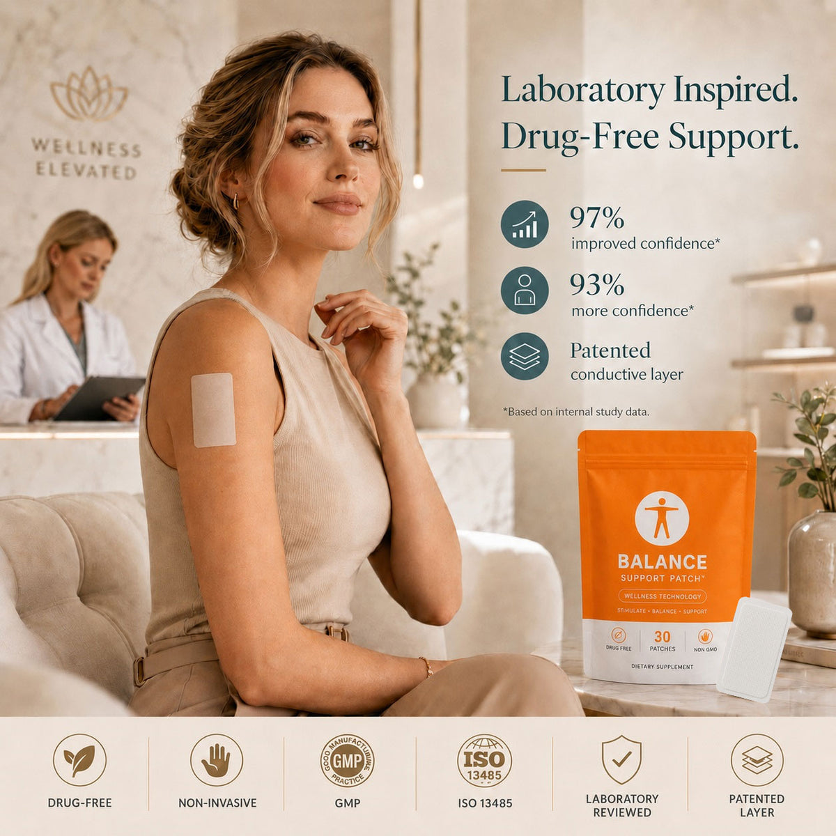 The Slimifyvibe Steady Flow Balance Support Patch
