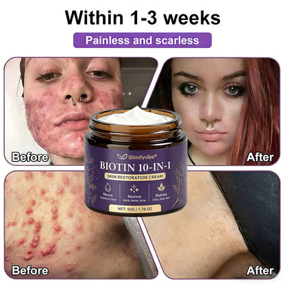 Made and Shipped from USA ✨SLIMIFYVIBE® Biotin 10-in-1 Skin Restoration Cream 🍀